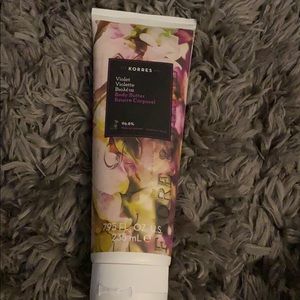 New Korres violet body butter